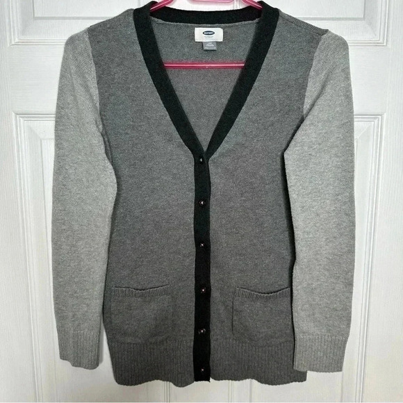 Old Navy Cardigan Button-Up Grey Size Extra Large - Picture 1 of 16